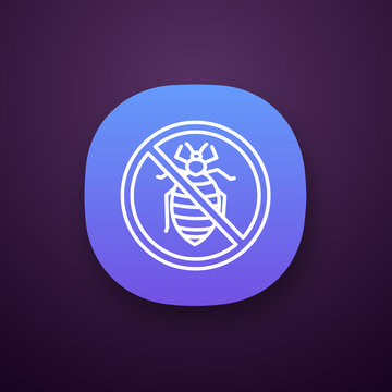 Stop Bed Bug And Dust Mite Sign App Icon