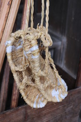 世界遺産・富士山の構成資産、御師住宅（昔の富士登山の備品）