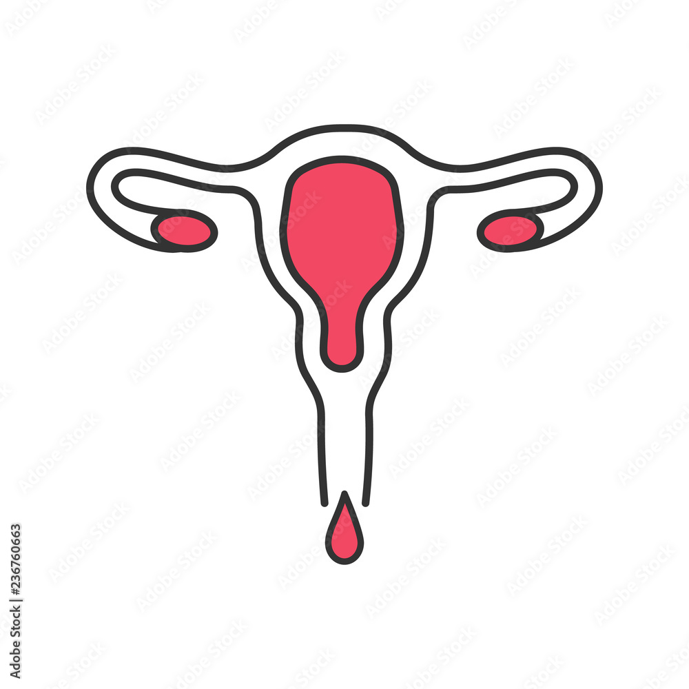 Sticker Menstruation color icon