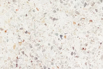 Foto op Plexiglas terrazzo vloeren of marmer oud. gepolijste steentextuur mooi voor achtergrondpatroonmuur en kleur mooi met kopieerruimte tekst toevoegen © pramot48