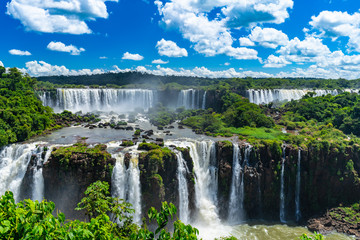 iguazu falls national park in brazil - Powered by Adobe
