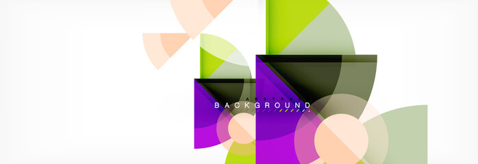 Modern geometric abstract background