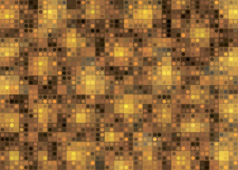 Gold abstract background with geometric shapes