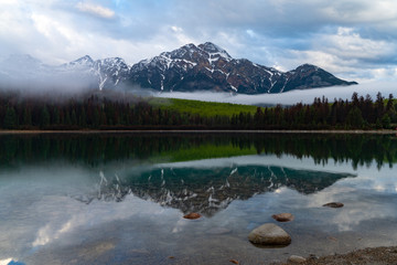 View in patricia lake in Jasper national park