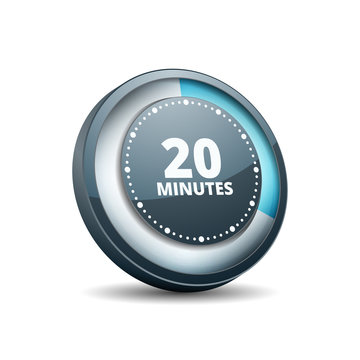 20 Minutes Time button illustration