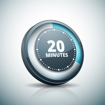 20 Minutes Time button illustration