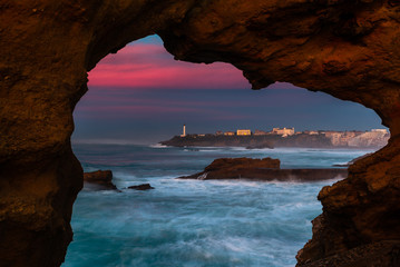 Bay of Biscay in Biarritz, France © Noradoa