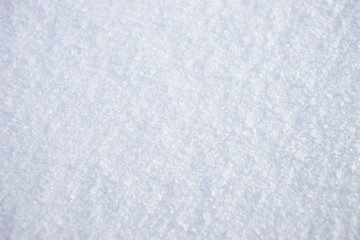 Snow close up.