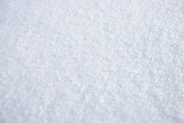 Snow close up.
