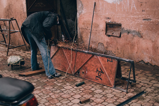 Hard Working Moroccan Man