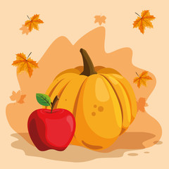 Pumpkin vegetable design