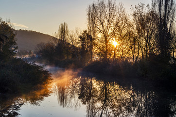 Fototapeta premium light street