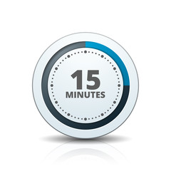 15 Minutes Time button illustration
