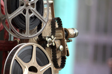 Obraz premium old nostalgic camera and film