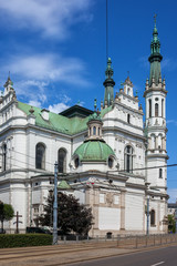 Fototapeta na wymiar Church of the Holiest Savior in Warsaw