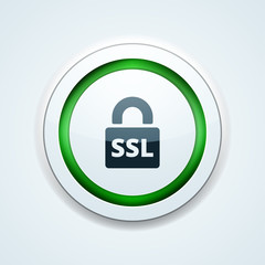 SSL Secure label illustration