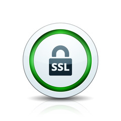 SSL Secure label illustration