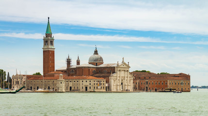 Fototapeta na wymiar A beautiful panoramic view of a Venetian island.