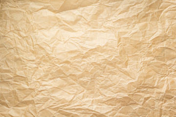 empty wrinkled paper as  background
