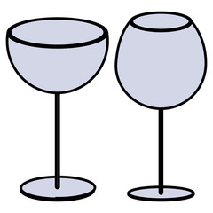 Wine glasses design