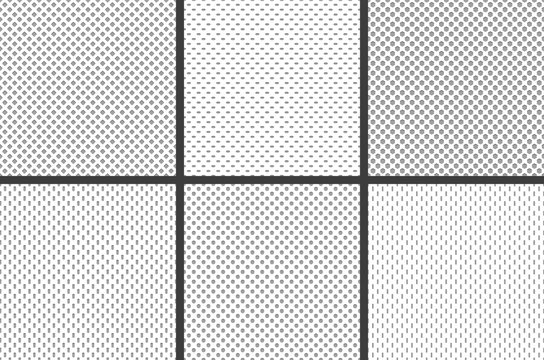 Sport Jersey Fabric Textures. Athletic Textile Mesh Material Structure Texture, Nylon Sports Wear Grid Cloth Seamless Vector Pattern