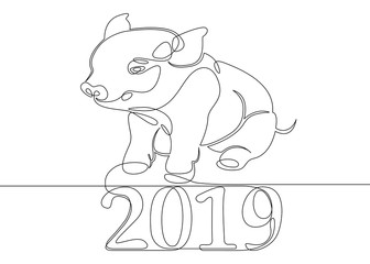Chinese calendar pig boar