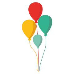colorful baloons design