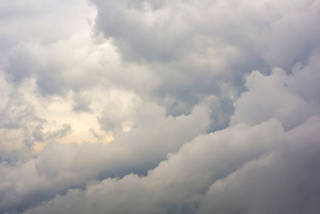 Dark clouds gathering in the sky texture