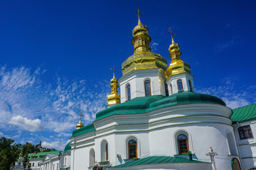 Fototapeta na wymiar Kiev Great Lavra Vvedenskiy Church