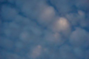 Bbeautiful sky with clouds background. Blurry sky blue or azure sky and cloud on bright daytime of sun.