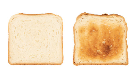 white toaster isolated on white background 