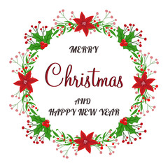 Christmas wreath - vector