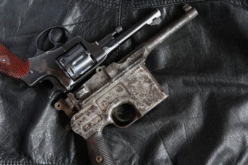 Old Revolver And Pistol