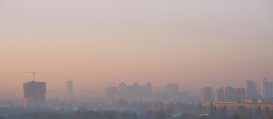Naklejka premium cityscape of modern city 
