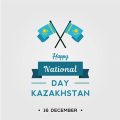 kazakhstan independence day vector design