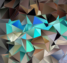 Obraz premium Triangular 3d, modern background