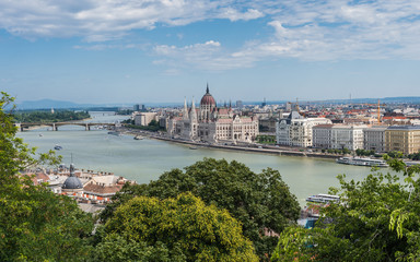Obraz premium Budapeszt - budynek parlamentu