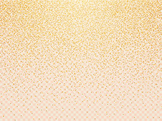 Vector golden luxury glitter background. Vector Illustration.