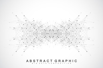 Global network connections with points and lines. Networking and Big Data visualization background. Futuristic global business. Vector Illustration