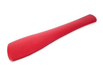 Red kitchen silicone spatula