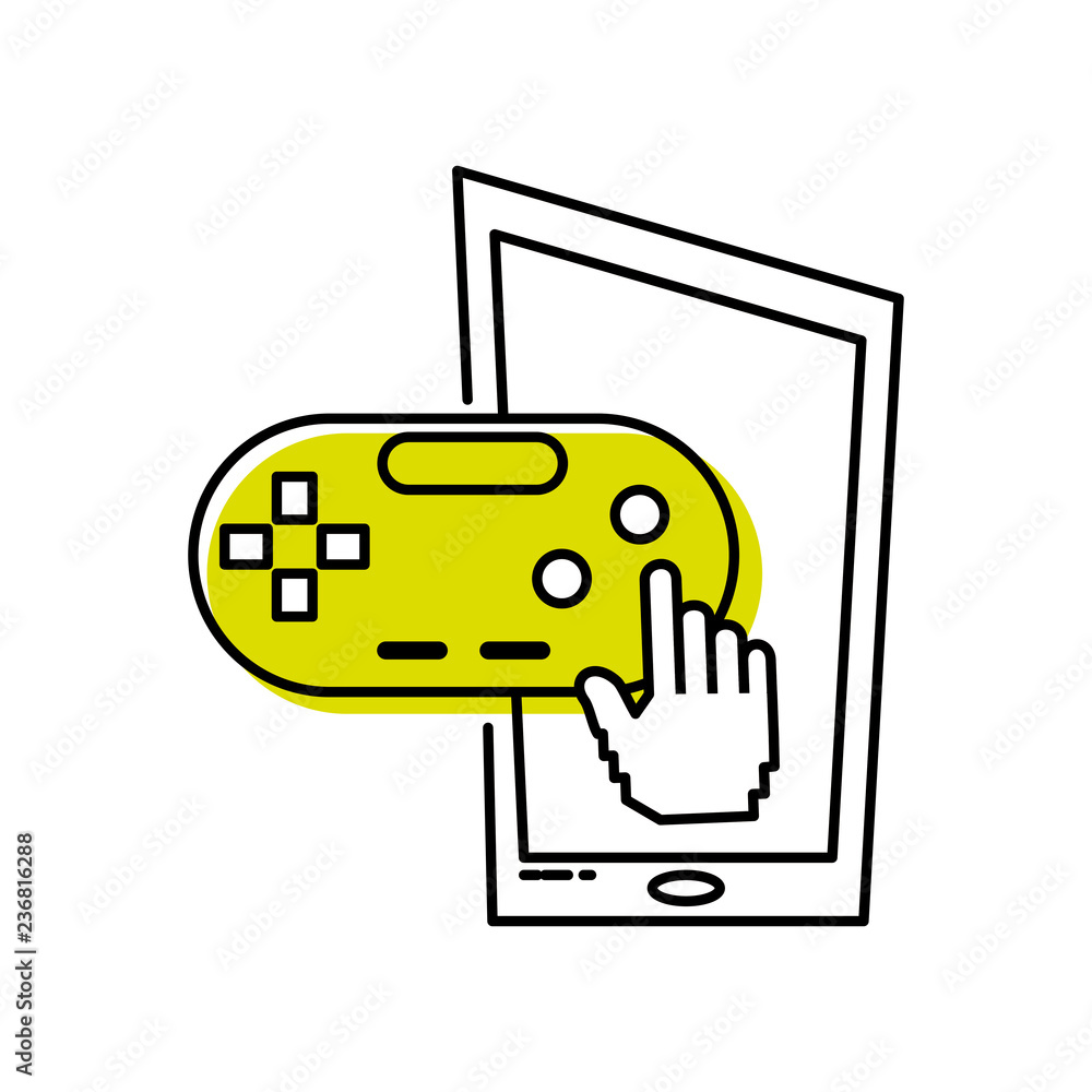 Poster smartphone device with game control