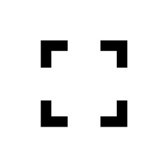 Obraz premium Camera focus icon. vector illustration