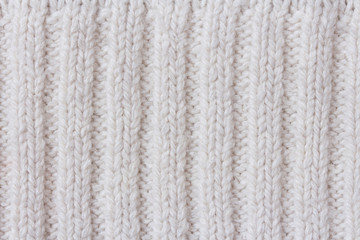 Warm white Knitted Items with Braids and Pattern