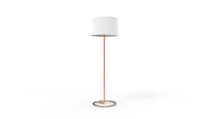 3D Illustration of a modern lamp
