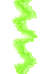 Green UFO neon background for packaging template or wallpaper. The texture of the marble fashion hue with stripes waves and divorces.