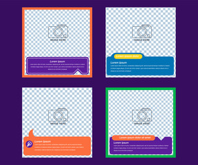 Social media banner template