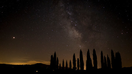 Via Lattea in Val d'Orcia