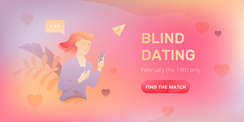 Blind Dating Web Banner