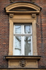 Fototapeta na wymiar Classic window in Krakow