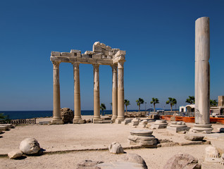 Apollotempel in Side, Antalya Province, Türkei